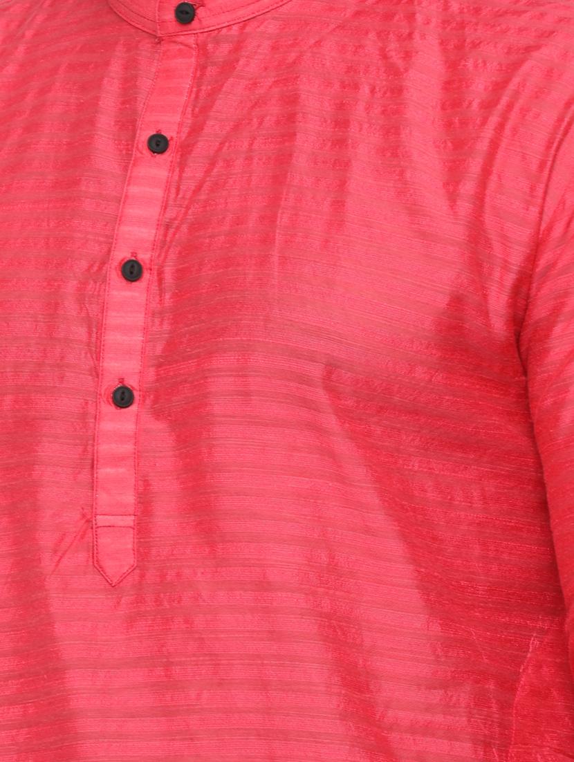 red striped short kurta - 15975078 - Zoom Image - 4