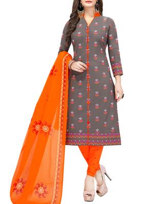 printed unstitched combo suit - 15975265 - Standard Image - 4