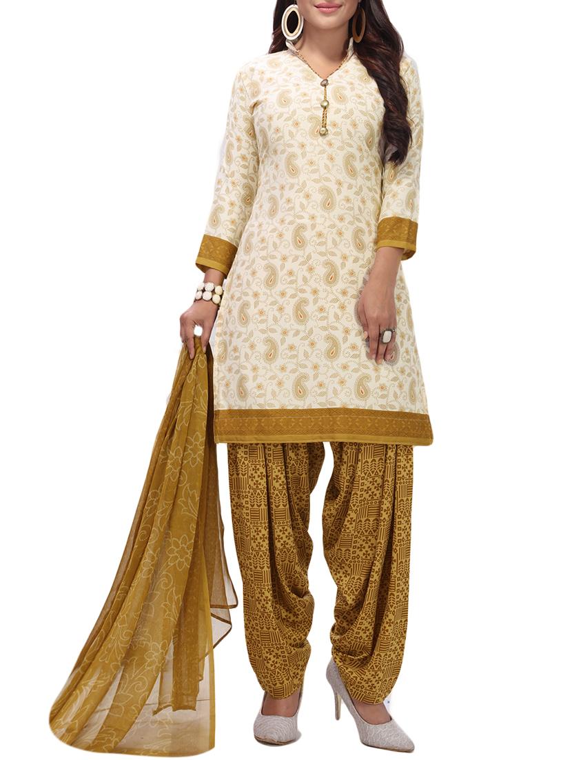 printed unstitched combo suit - 15975469 - Zoom Image - 4