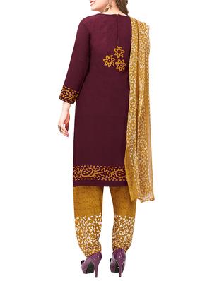 printed unstitched combo suit - 15975488 - Standard Image - 5