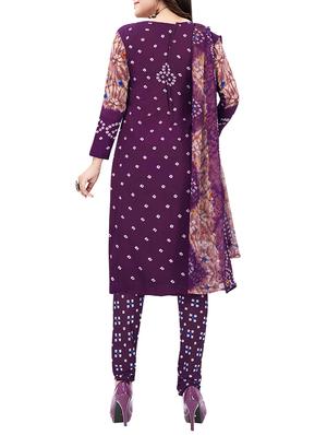 printed unstitched combo suit - 15975515 - Standard Image - 5