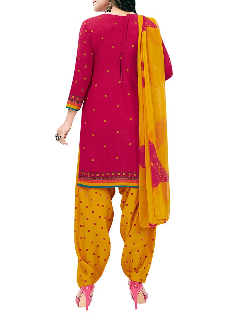 printed unstitched combo suit - 15975617 - Zoom Image - 5