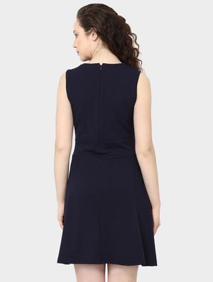 square neck a-line dress - 15975700 - Standard Image - 3
