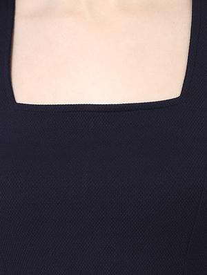 square neck a-line dress - 15975700 - Standard Image - 5