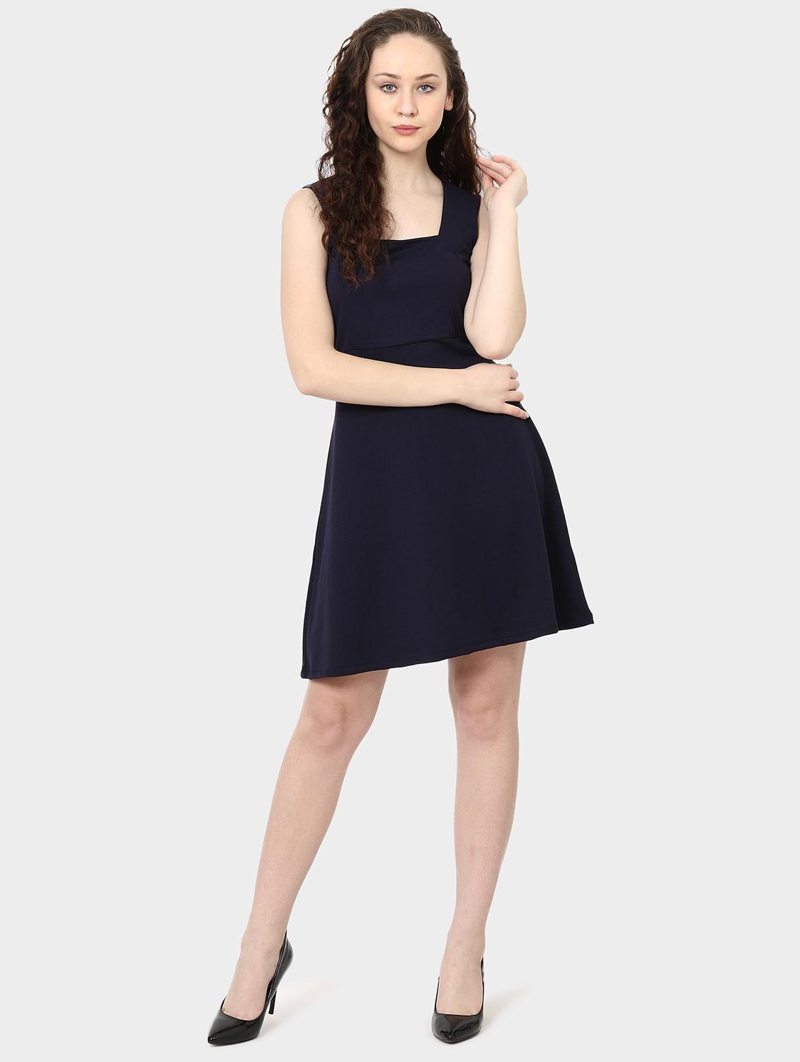 square neck a-line dress - 15975700 - Zoom Image - 4