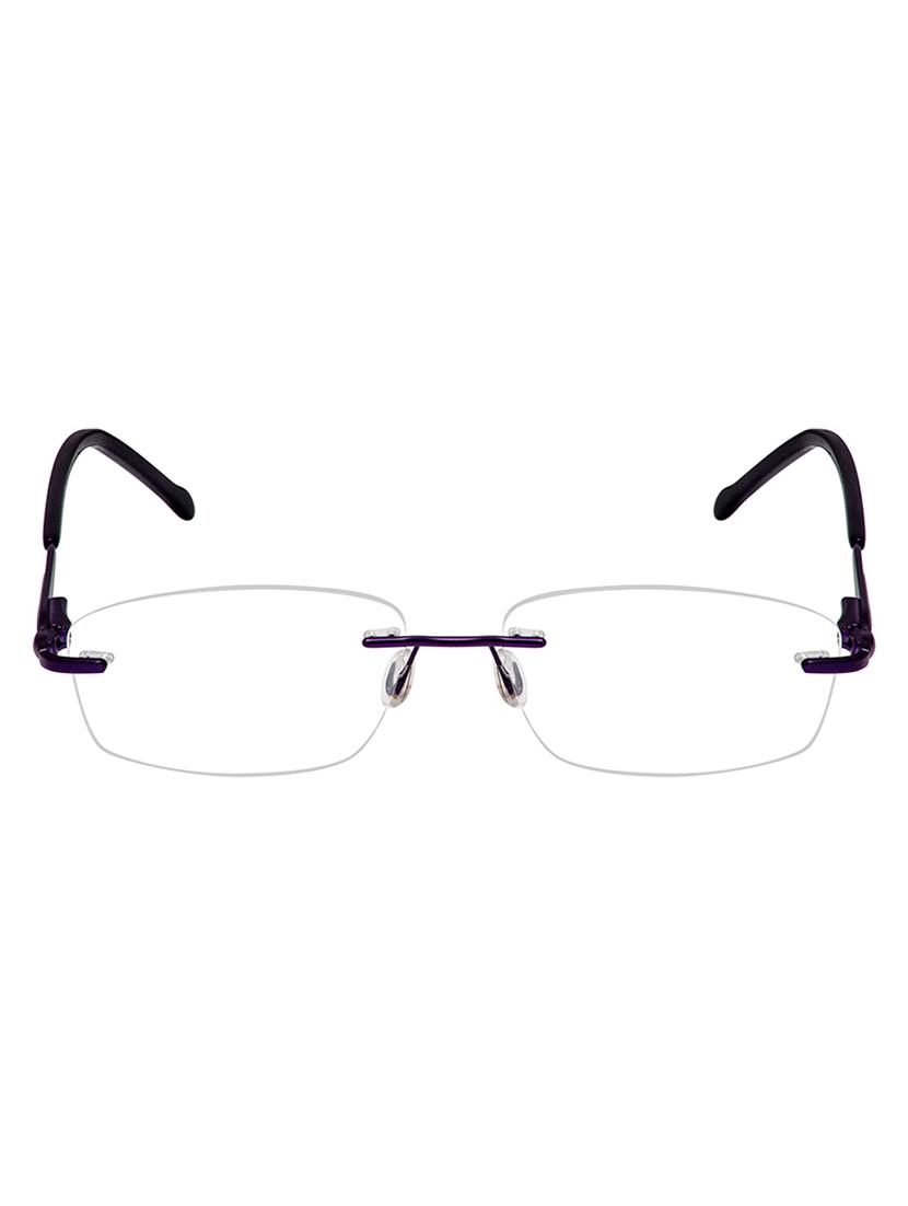rimless rim rectangle eyeglasses - 15976544 - Zoom Image - 1
