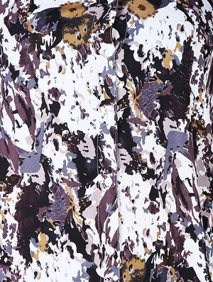 button up abstract maxi dress - 15977202 - Standard Image - 4