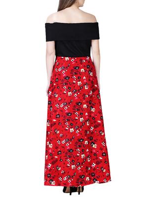 off shoulder floral maxi dress - 15977214 - Standard Image - 3