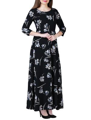 floral flared maxi dress - 15977226 - Standard Image - 2
