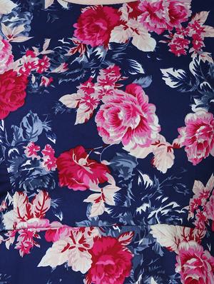 floral flared maxi dress - 15977234 - Standard Image - 4