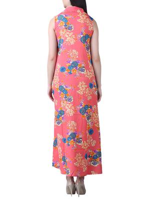 button up floral maxi dress - 15977244 - Standard Image - 3