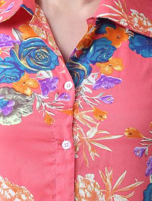 button up floral maxi dress - 15977244 - Standard Image - 4