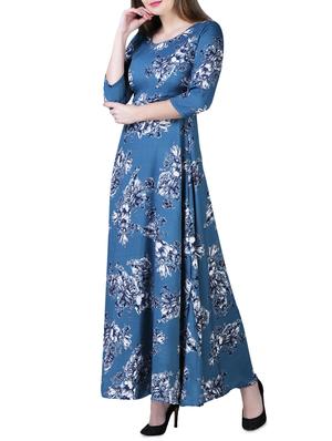 floral flared maxi dress - 15977248 - Standard Image - 2