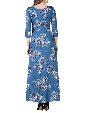 floral flared maxi dress - 15977248 - Standard Image - 3