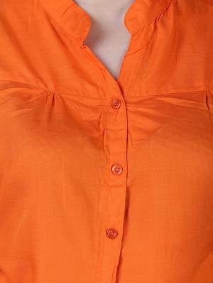 tie back shirt tunic - 15977251 - Standard Image - 4