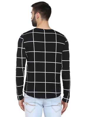 black checkered t-shirt - 15977280 - Standard Image - 3