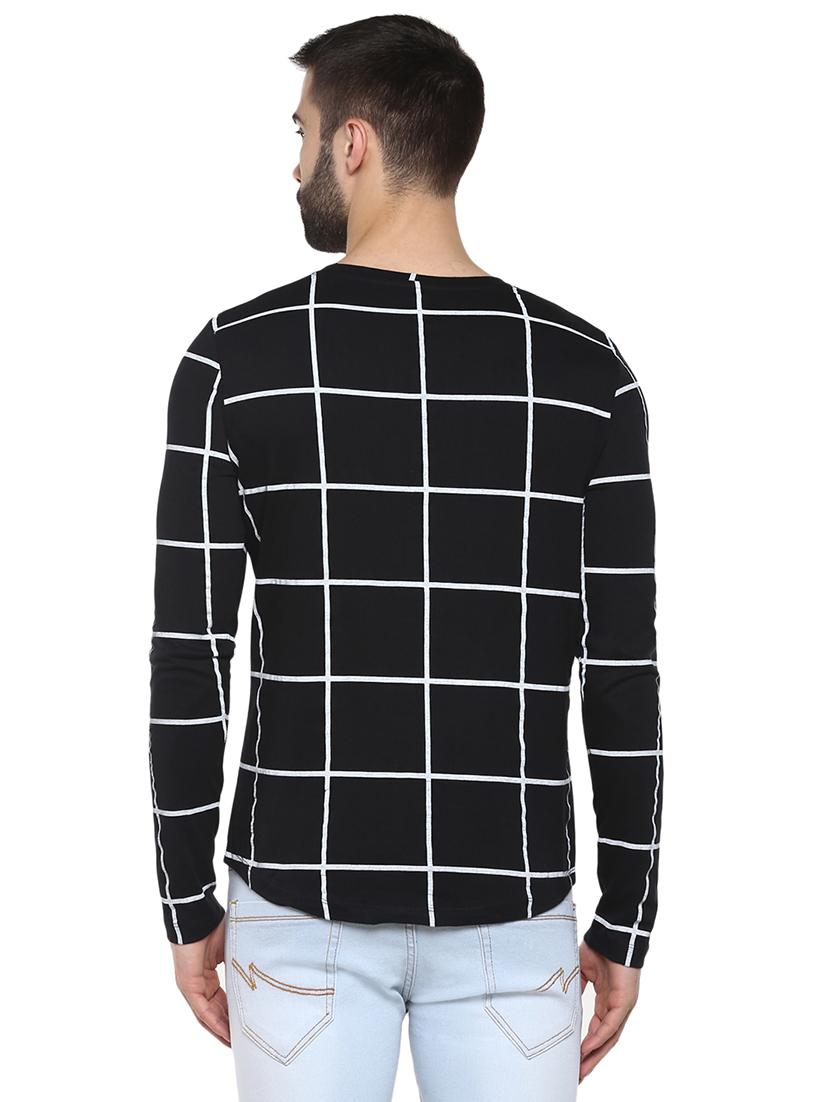 black checkered t-shirt - 15977280 - Zoom Image - 3