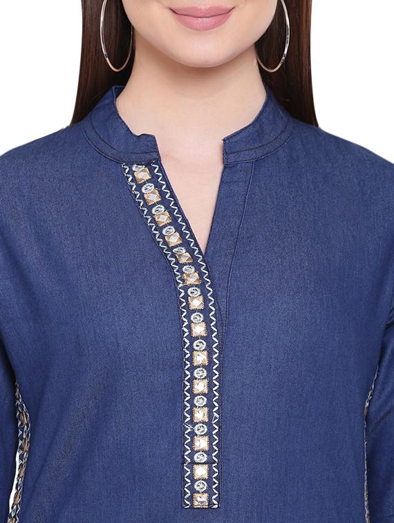 embroiderd straight kurti - 15977287 - Zoom Image - 5