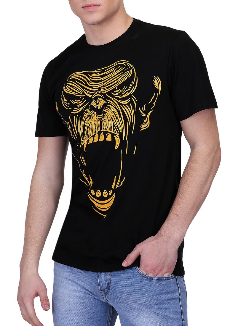 black printed t-shirt - 15977315 - Zoom Image - 1