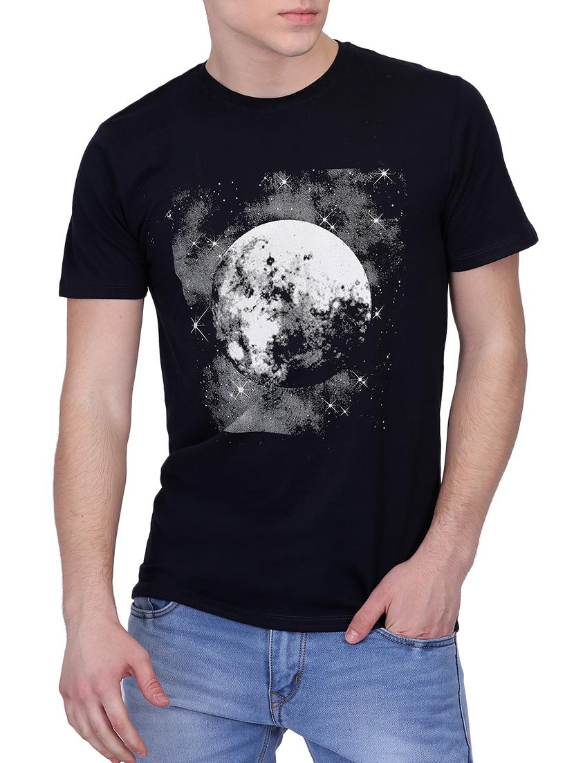 black printed t-shirt - 15977322 - Zoom Image - 1