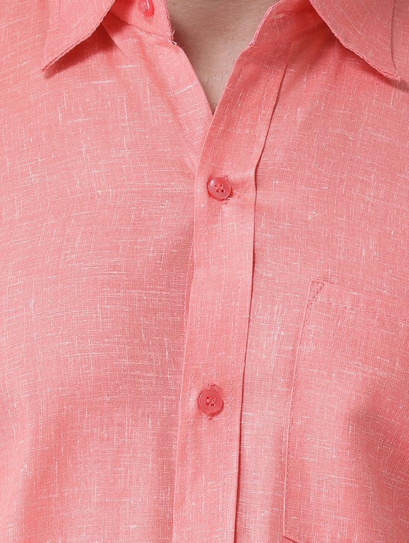 orange solid casual shirt - 15977470 - Zoom Image - 4