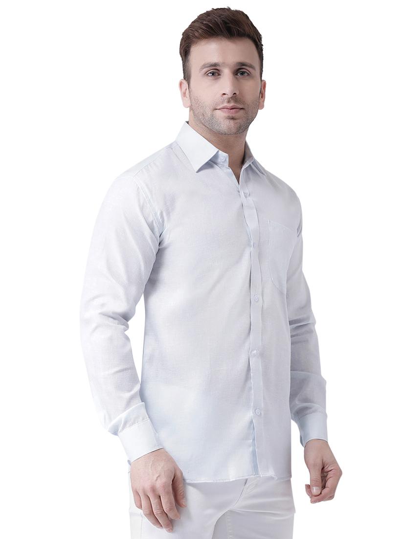 white linen casual shirt - 15977474 - Zoom Image - 2