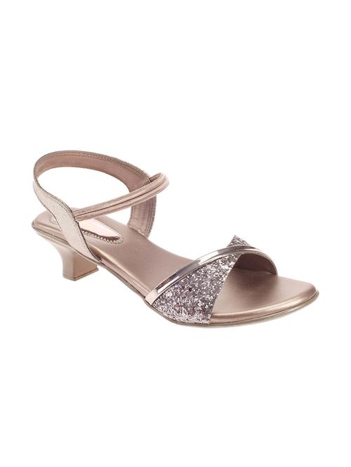 silver back strap sandals - 15977769 - Standard Image - 1
