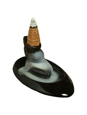 aapno rajasthan resin black smoke fountain with 10pc backflow incense cone - 15978601 - Standard Image - 2