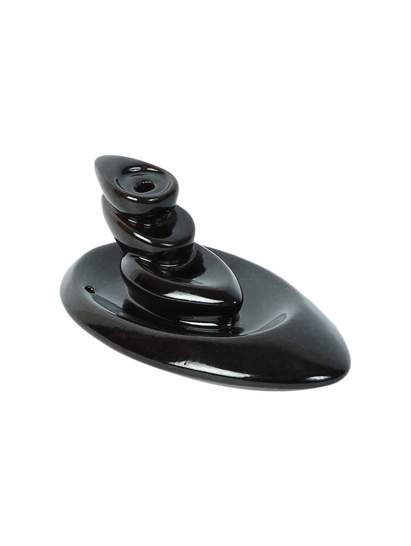 aapno rajasthan resin black smoke fountain with 10pc backflow incense cone - 15978601 - Zoom Image - 3
