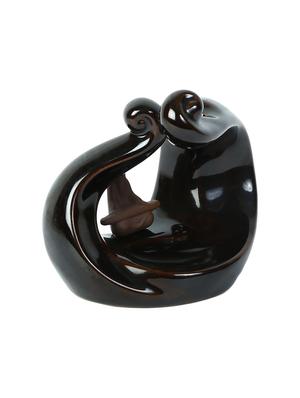 aapno rajasthan resin grey smoke fountain with 10pc backflow incense cone - 15978607 - Standard Image - 4