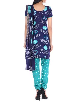 bandhani printed unstitched suit - 15978803 - Standard Image - 3