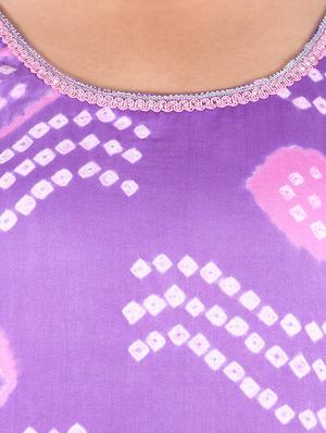 bandhani printed unstitched suit - 15978805 - Standard Image - 4