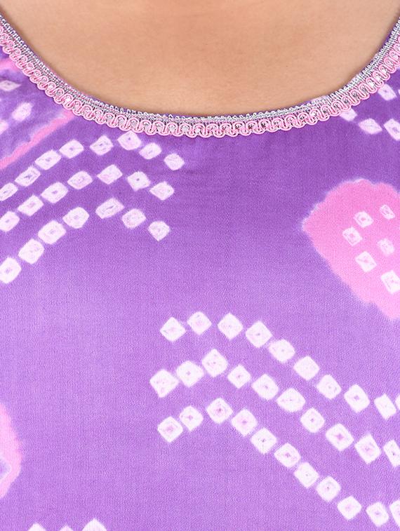 bandhani printed unstitched suit - 15978805 - Zoom Image - 4