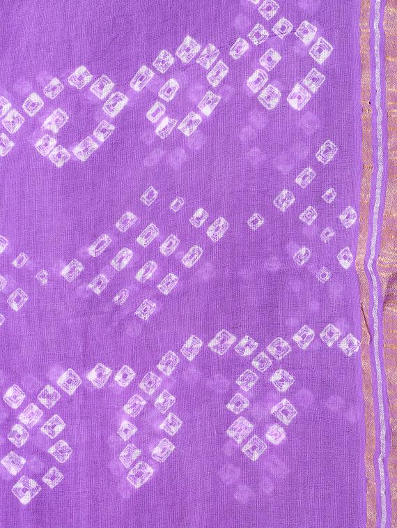 bandhani printed unstitched suit - 15978805 - Zoom Image - 5