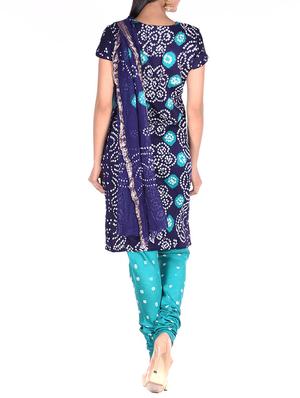 bandhani printed unstitched suit - 15978820 - Standard Image - 3