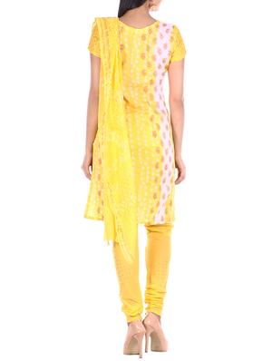 block printed unstitched suit - 15978823 - Standard Image - 3