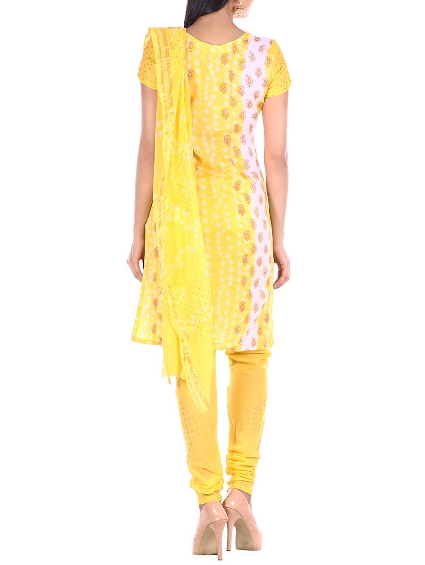 block printed unstitched suit - 15978823 - Zoom Image - 3
