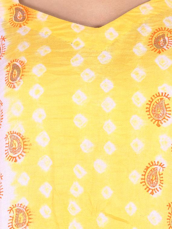 block printed unstitched suit - 15978823 - Zoom Image - 4