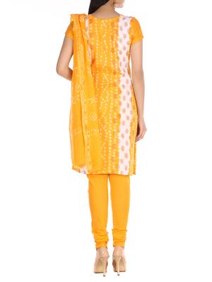 block printed unstitched suit - 15978824 - Standard Image - 3