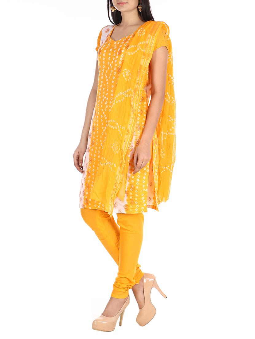 block printed unstitched suit - 15978824 - Zoom Image - 2
