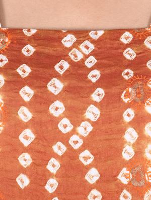 bandhani printed unstitched suit - 15978825 - Standard Image - 4