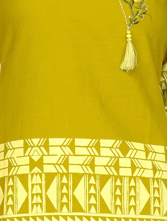 printed straight kurta - 15978934 - Zoom Image - 4