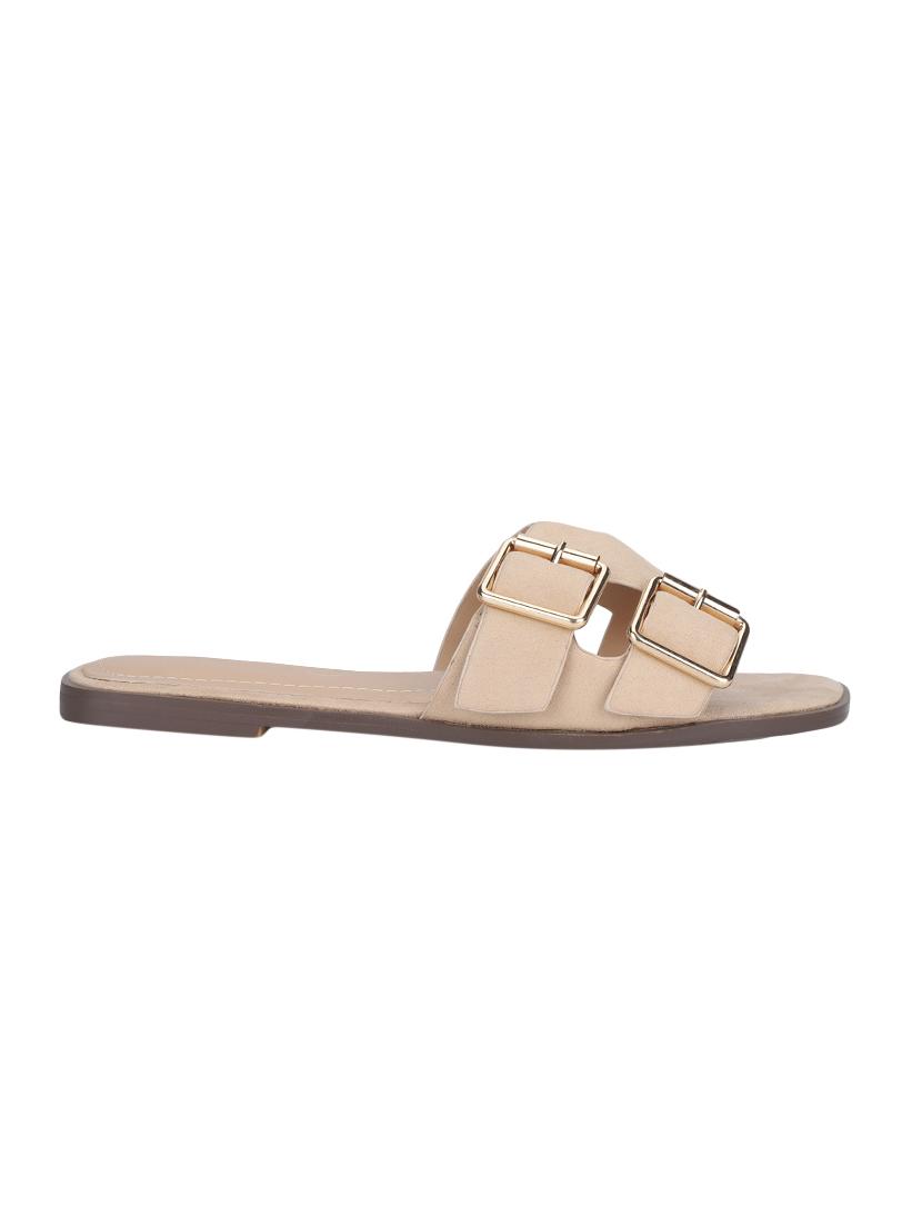 beige slip on sandals - 15979139 - Zoom Image - 2