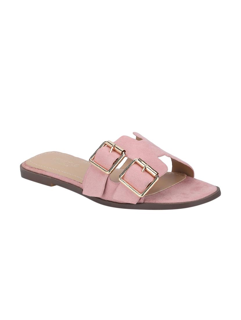 pink slip on sandals - 15979140 - Zoom Image - 1