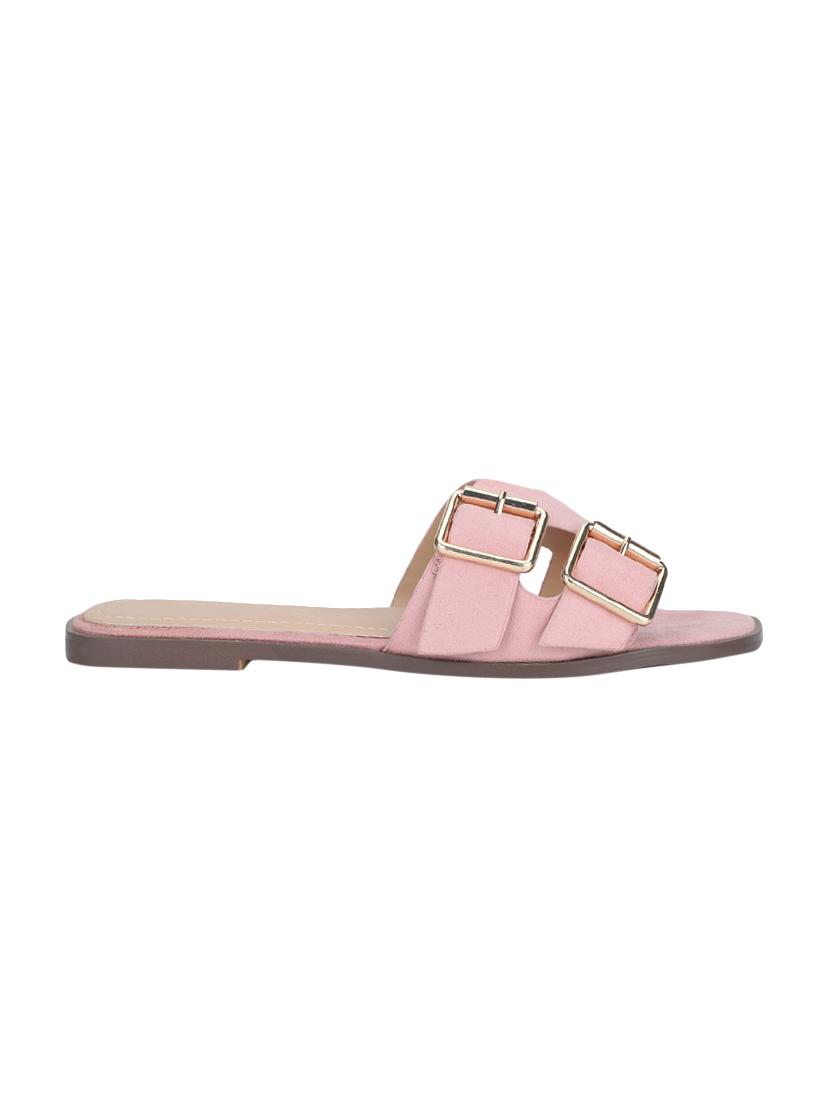 pink slip on sandals - 15979140 - Zoom Image - 2