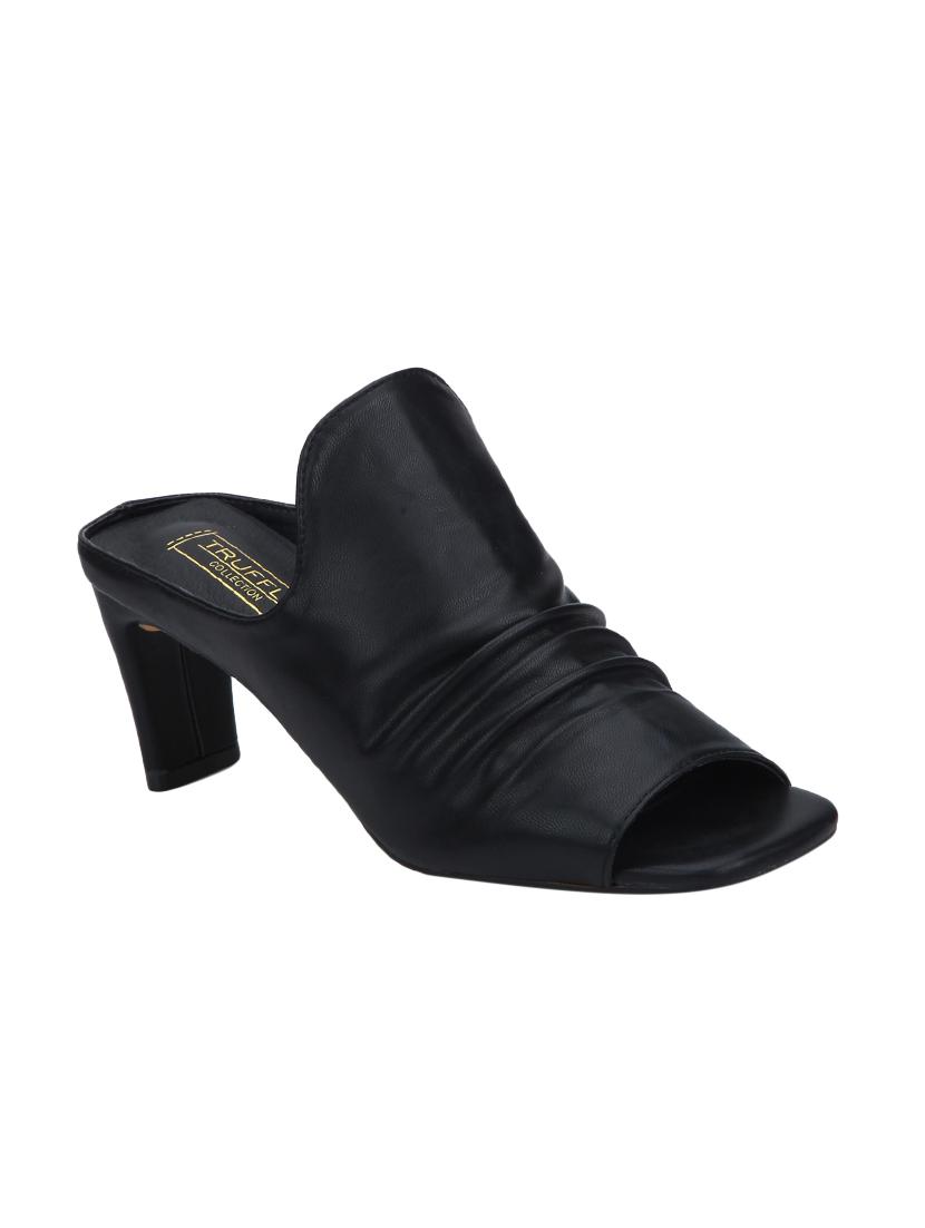 black slip on sandals - 15979179 - Zoom Image - 1