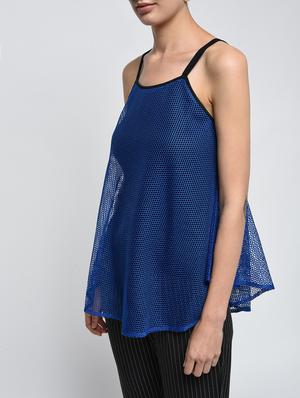 contrast mesh cami top - 15979206 - Standard Image - 5
