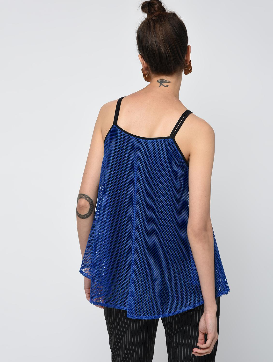 contrast mesh cami top - 15979206 - Zoom Image - 4