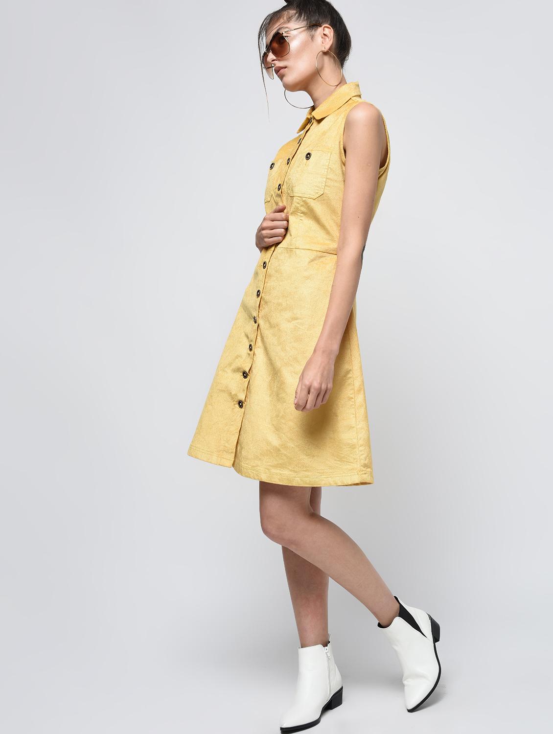 button up a-line dress - 15979217 - Zoom Image - 2