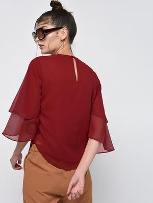 keyhole back layered top - 15979221 - Standard Image - 4